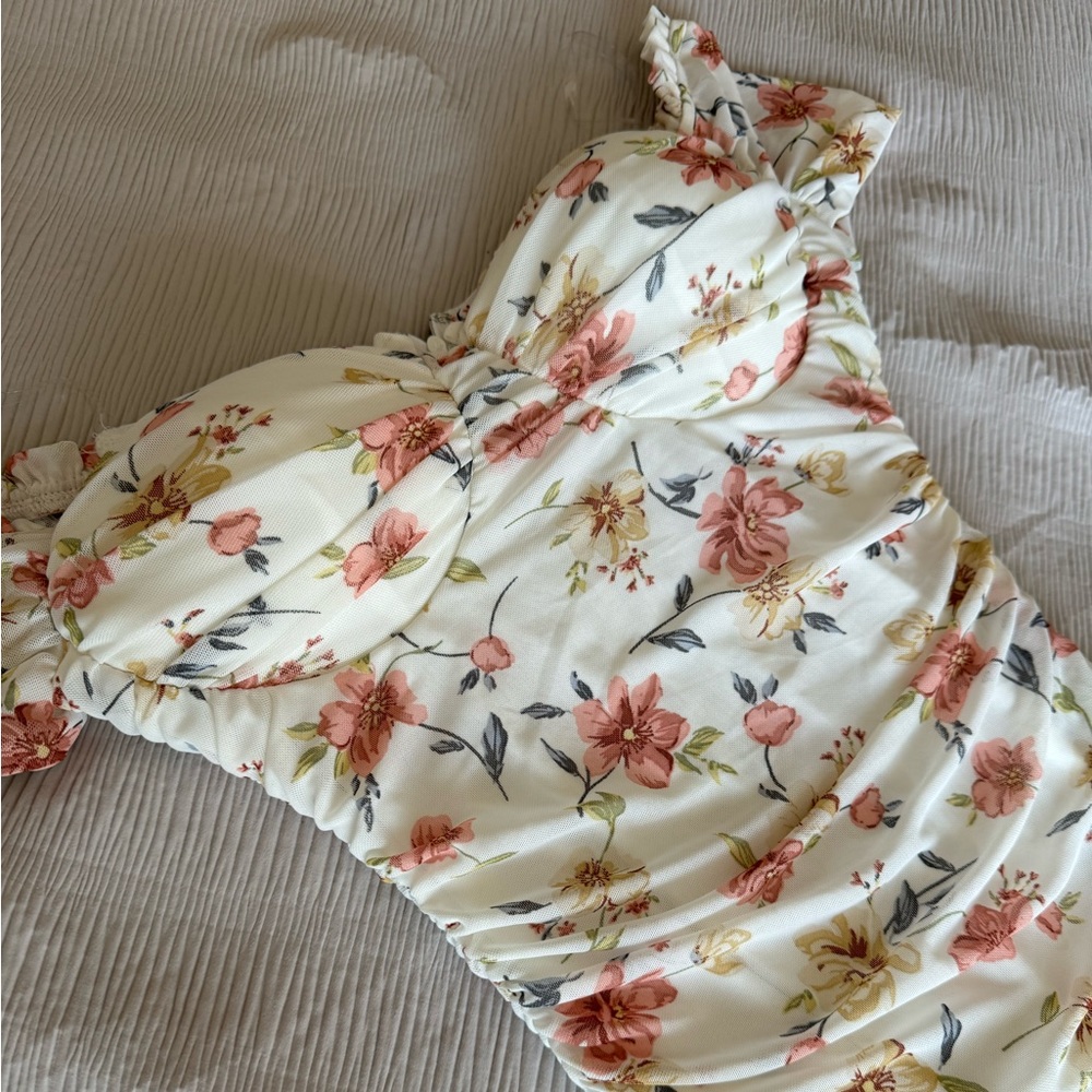 Floral print dress